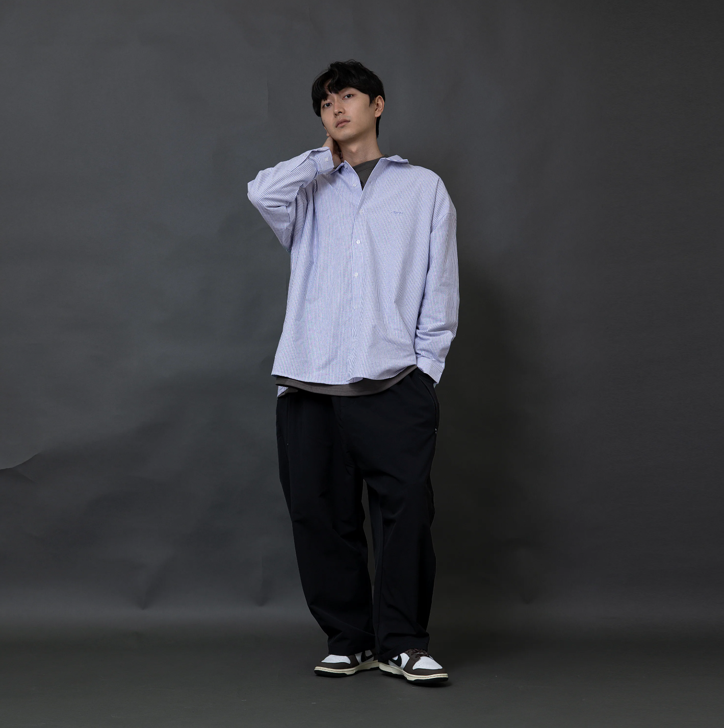 ANST 內刷絨側折錐形褲882543