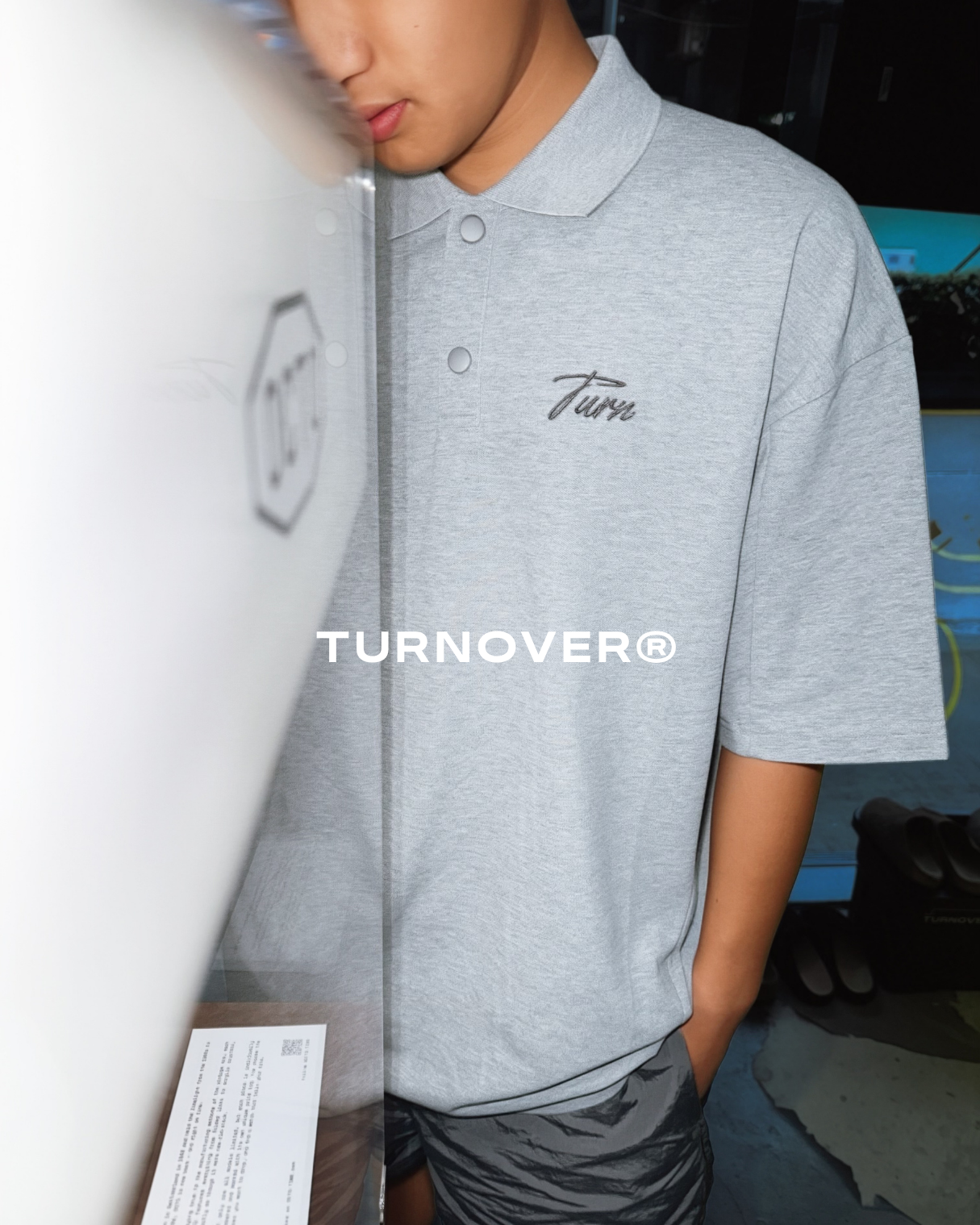 速乾慵懶兩扣上衣 POLO TURNOVER - T2618