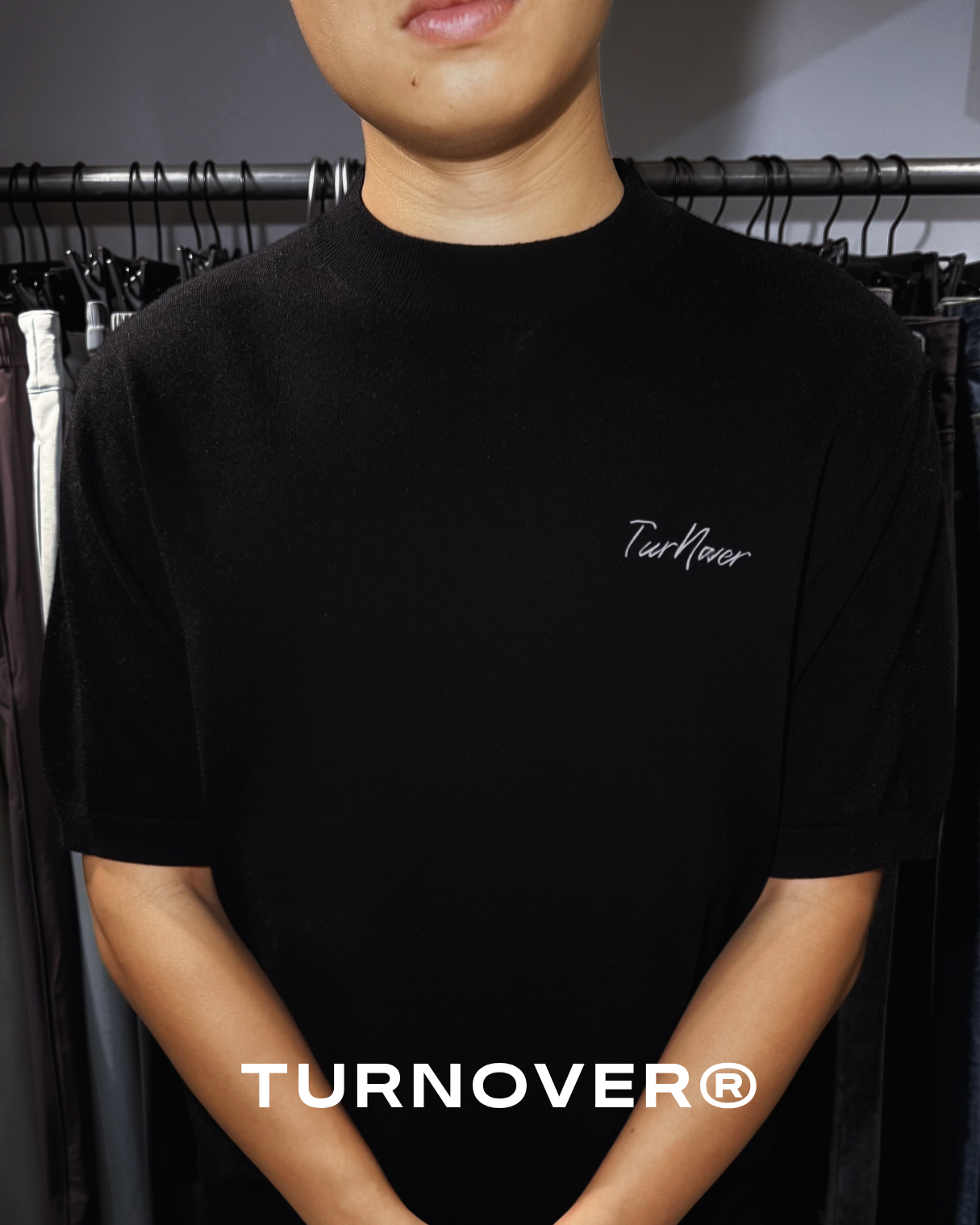 清爽舒適短冷衫 TEE TURNOVER - T2619