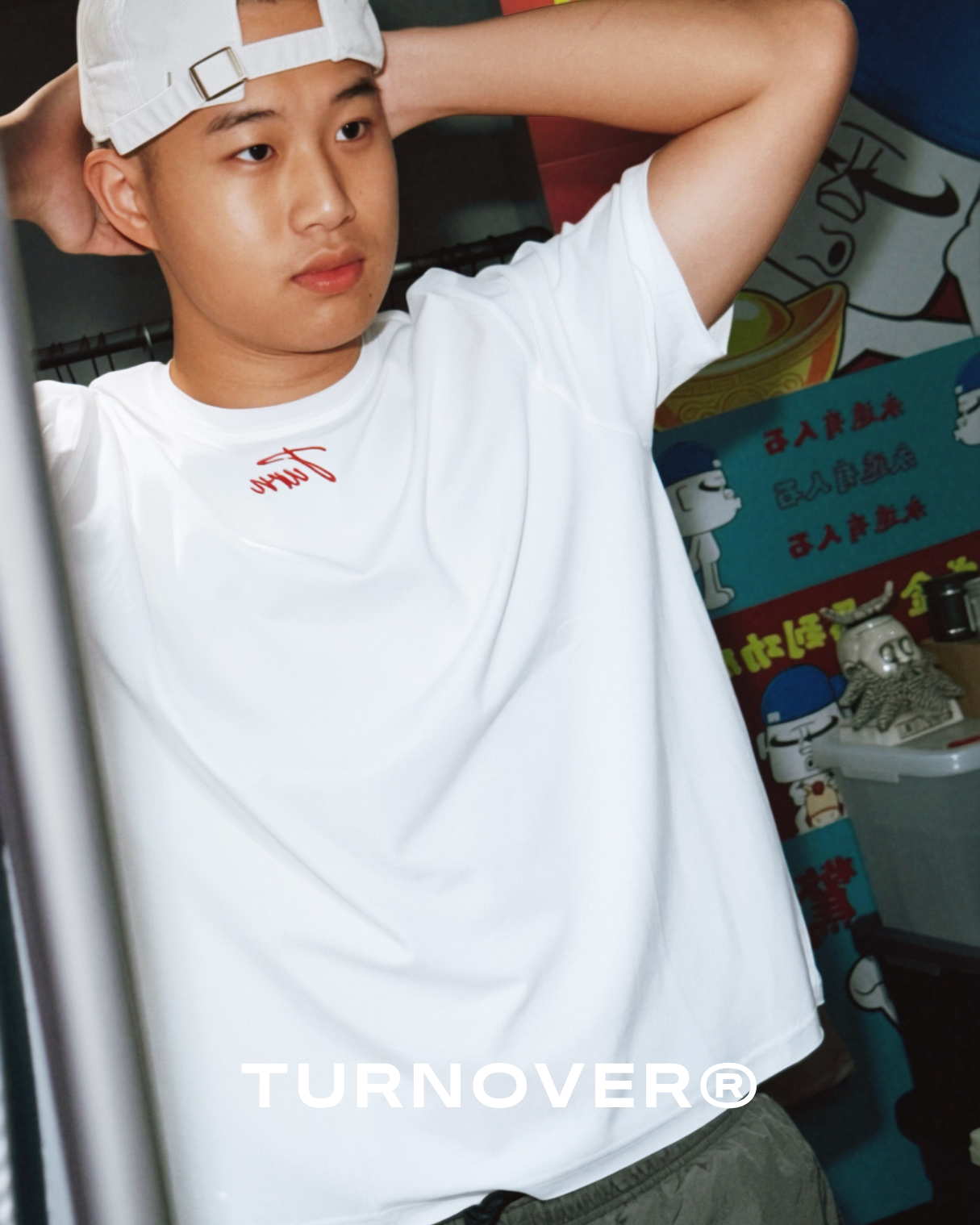 薄感柔膚修身 TEE TURNOVER - T2620