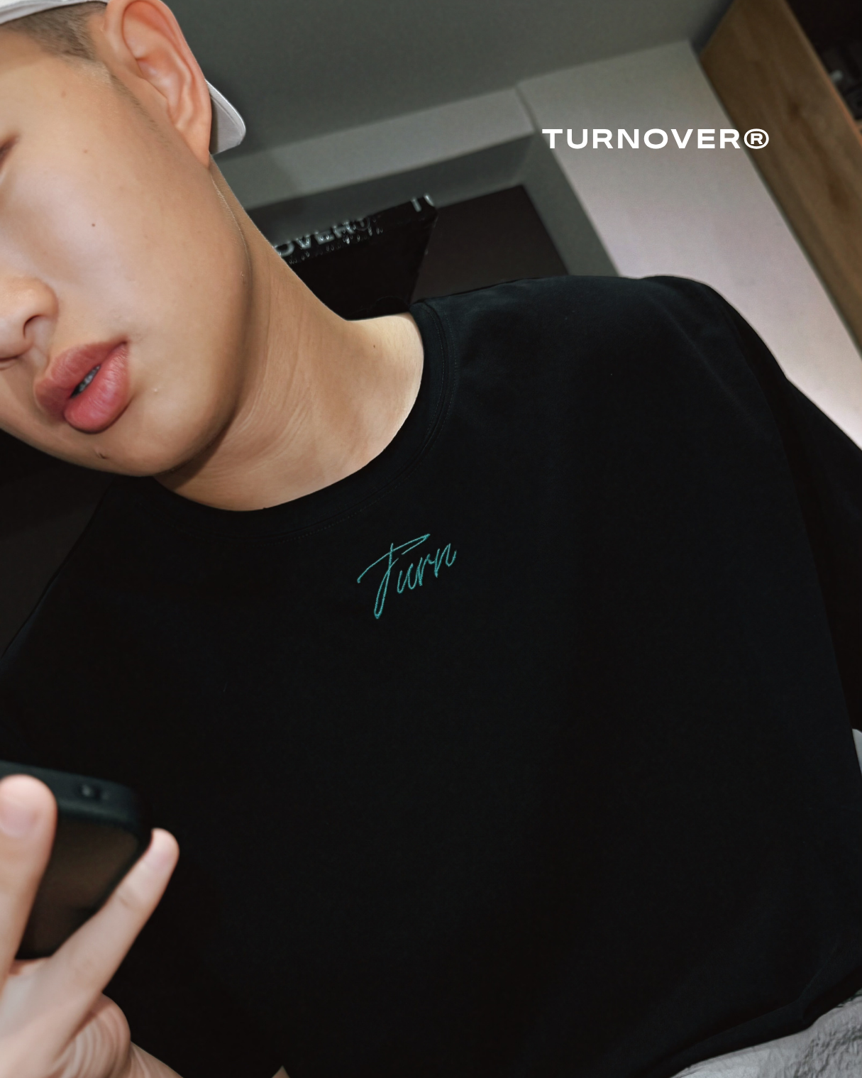 薄感柔膚修身 TEE TURNOVER - T2620