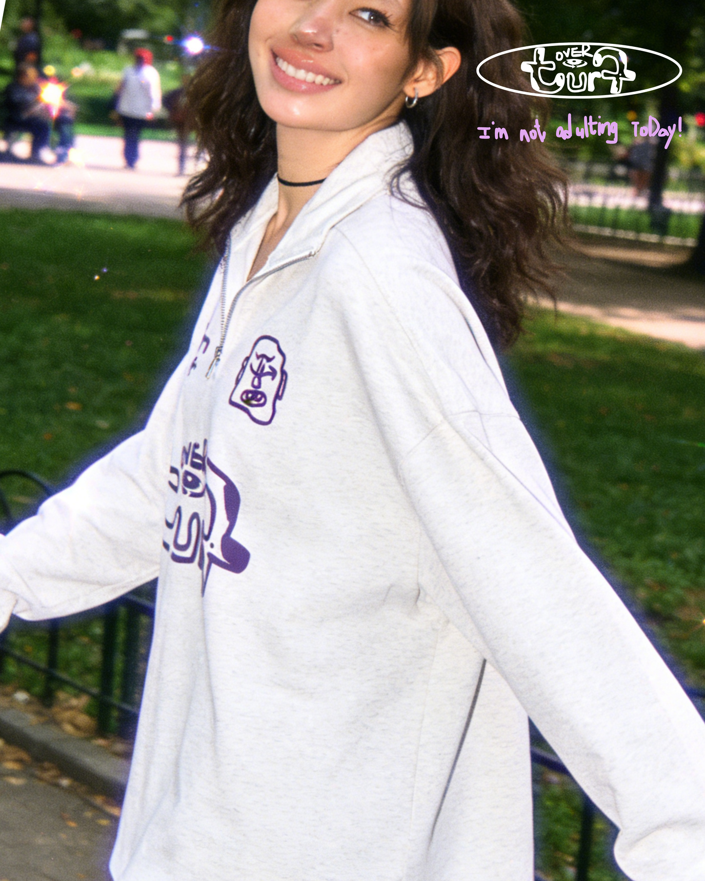 TURNOVER 2025AW Half-Sweet  “25AW-LH20 半糖・半拉鍊衛衣”