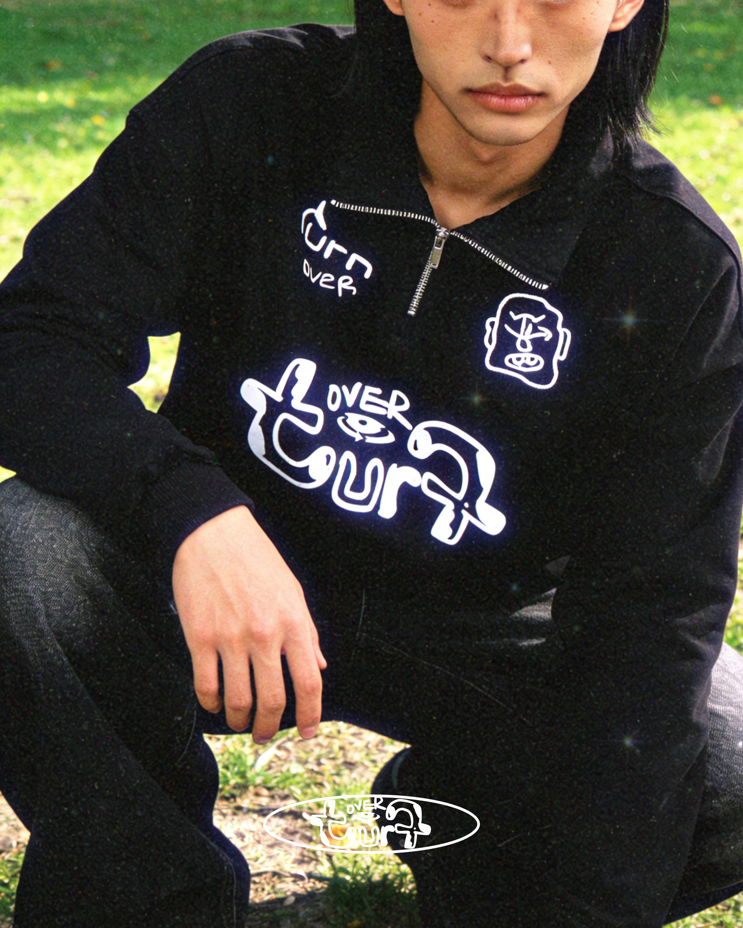 TURNOVER 2025AW Half-Sweet  “25AW-LH20 半糖・半拉鍊衛衣”