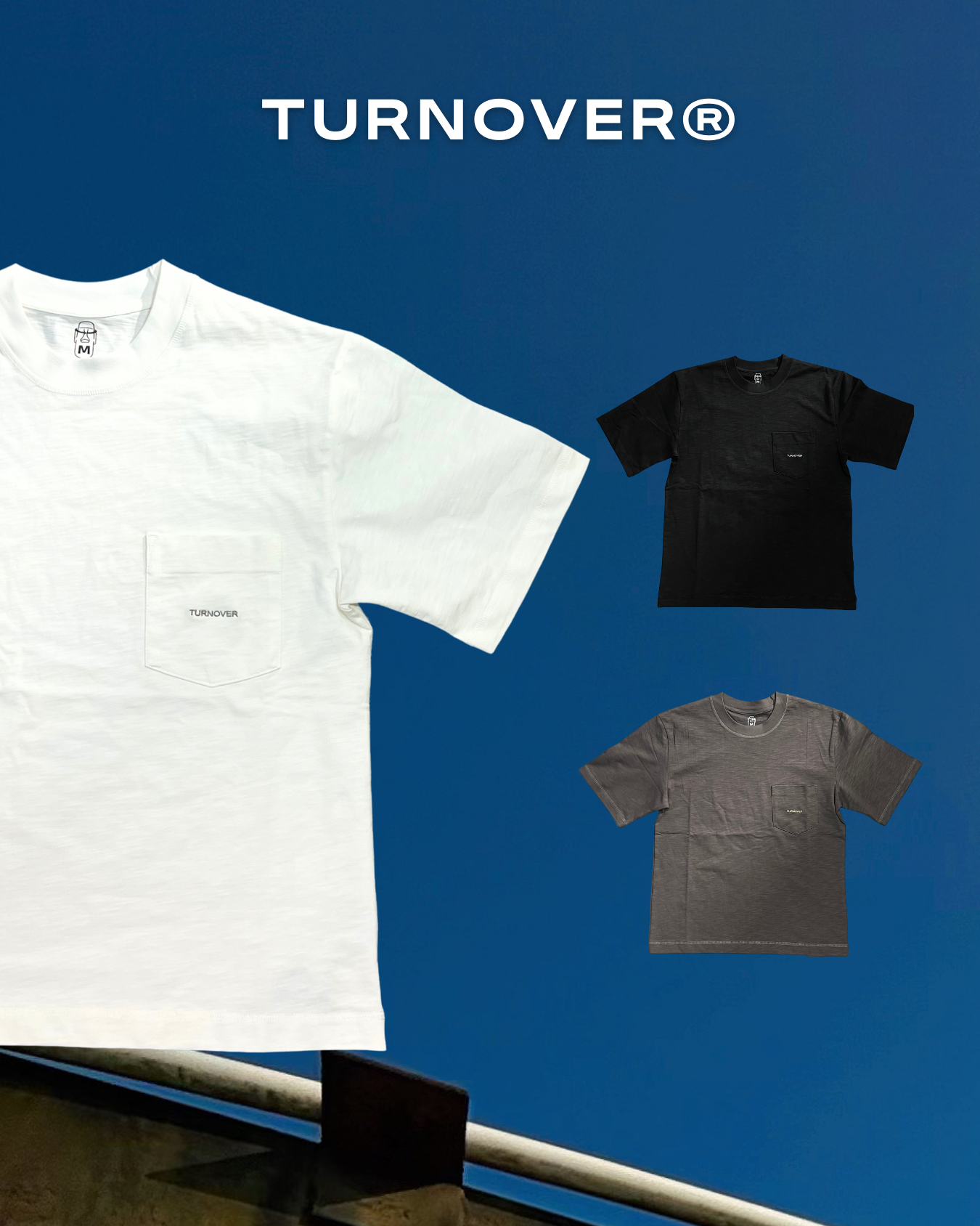 "袋竹" TEE TURNOVER - T2606