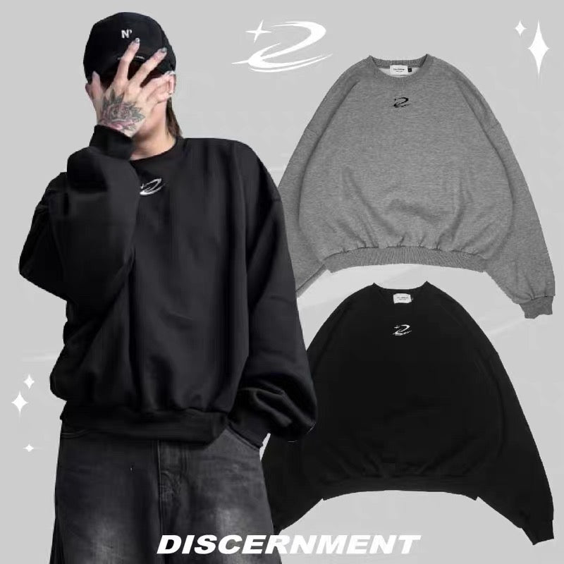 DCM CREW 流星 550克 重磅 短宽 大学T 卫衣 DCM-L35