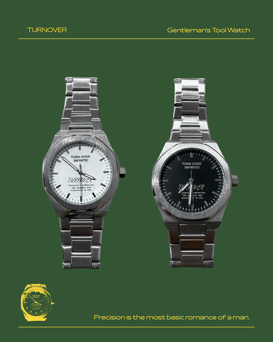 TURNOVER WATCH 2.0 大錶面鋼錶