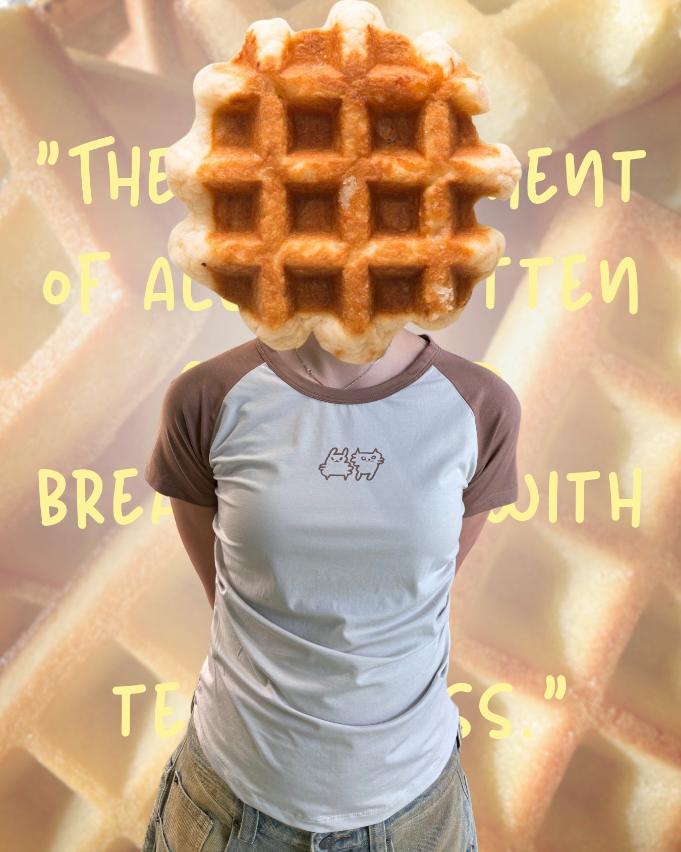 TURNOVER 2025SS Wafflekin TEE “25SSWT15 阿餅TEE”