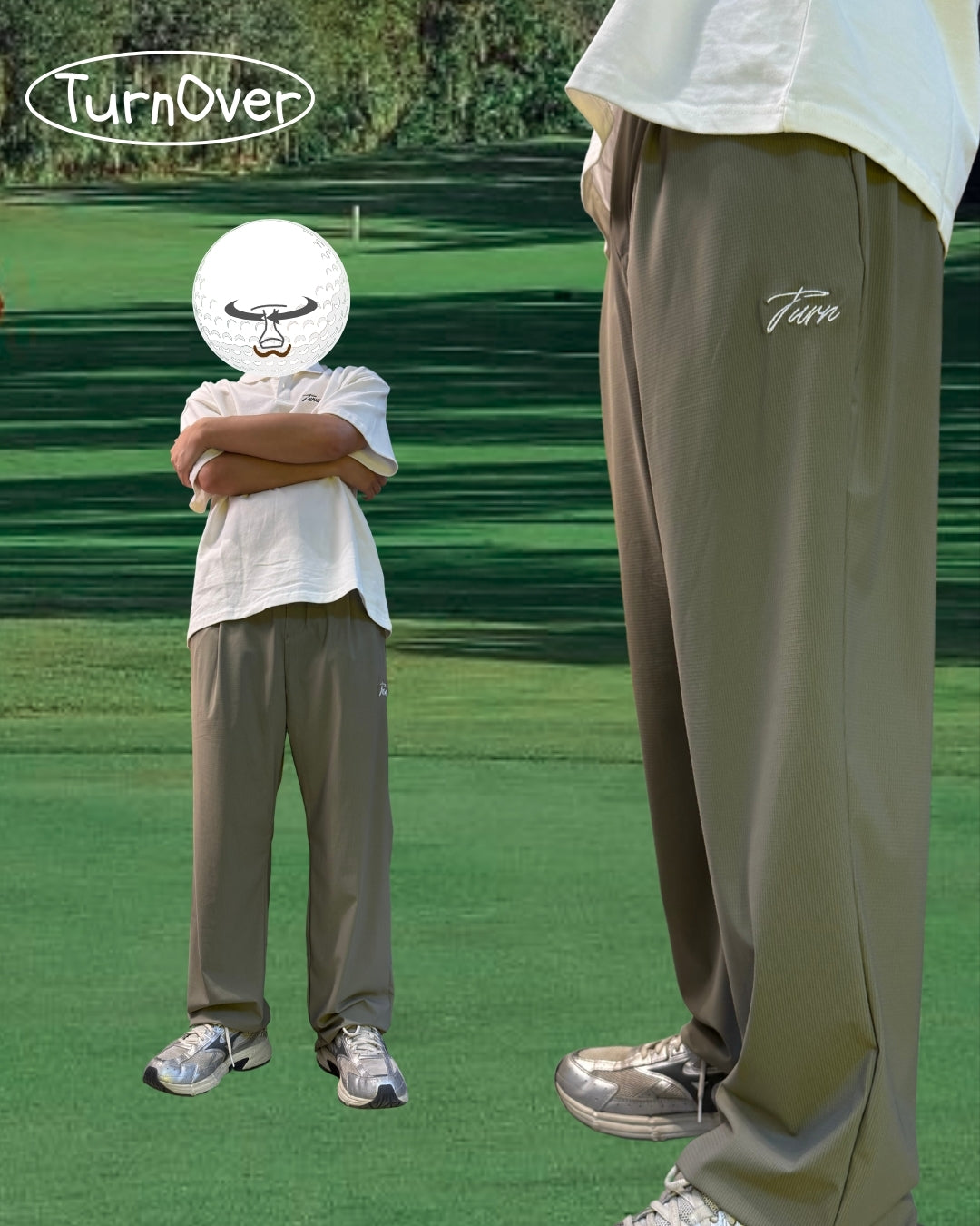 TURNOVER 25SS 𝗕𝗥𝗲𝗲𝘇𝗲 𝗗𝗿𝗼𝗽 𝗦𝗹𝗮𝗰𝗸𝘀  “25SS-LS5 冰感寬鬆西褲 ”