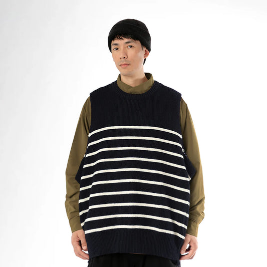 TMCAZ - Wool-blend Dropped Knit Vest