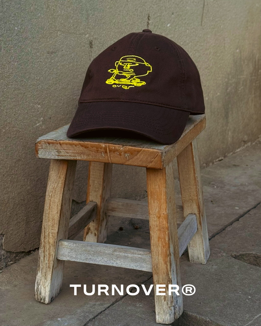 TURNOVER  “25AW-CP3 日・樂 鴨舌帽” 啡色