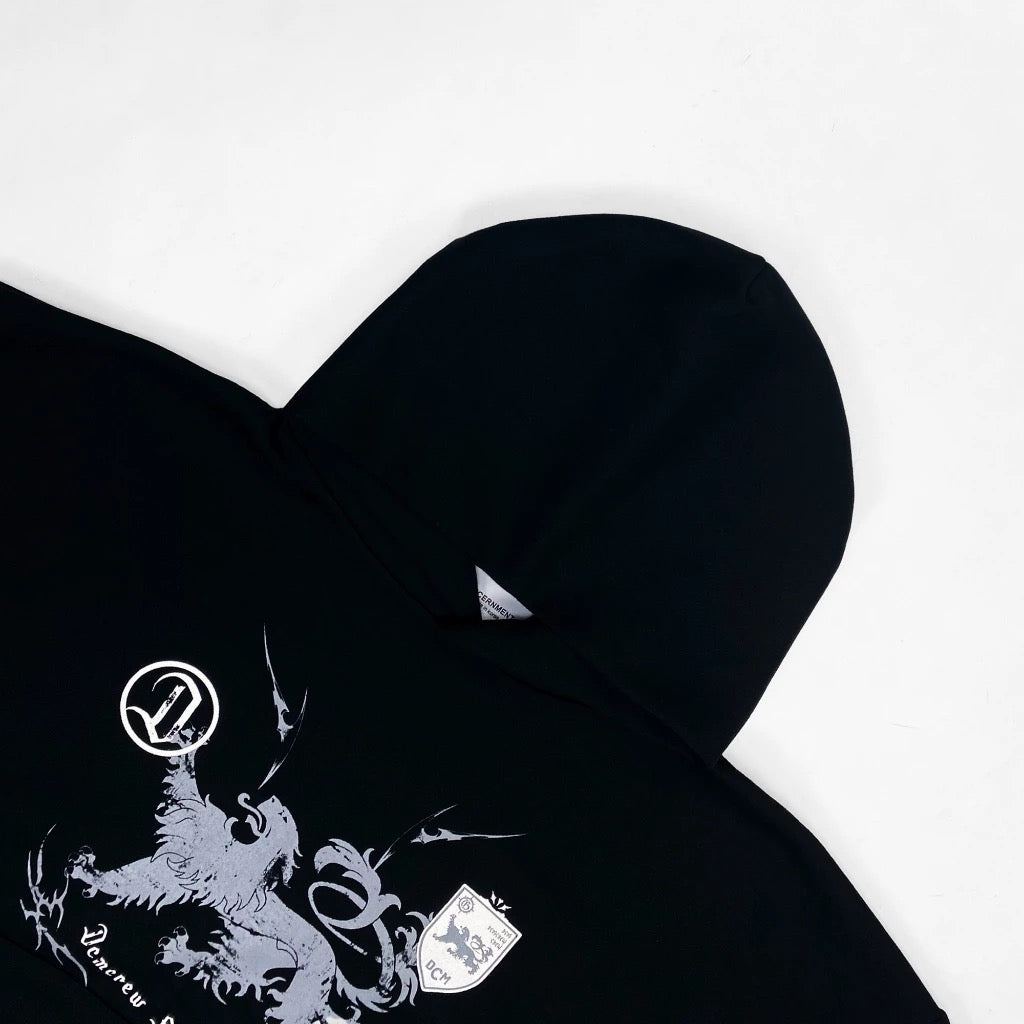 DCM LOGO HOODIE 徽章 神獸 重磅 帽T -L48