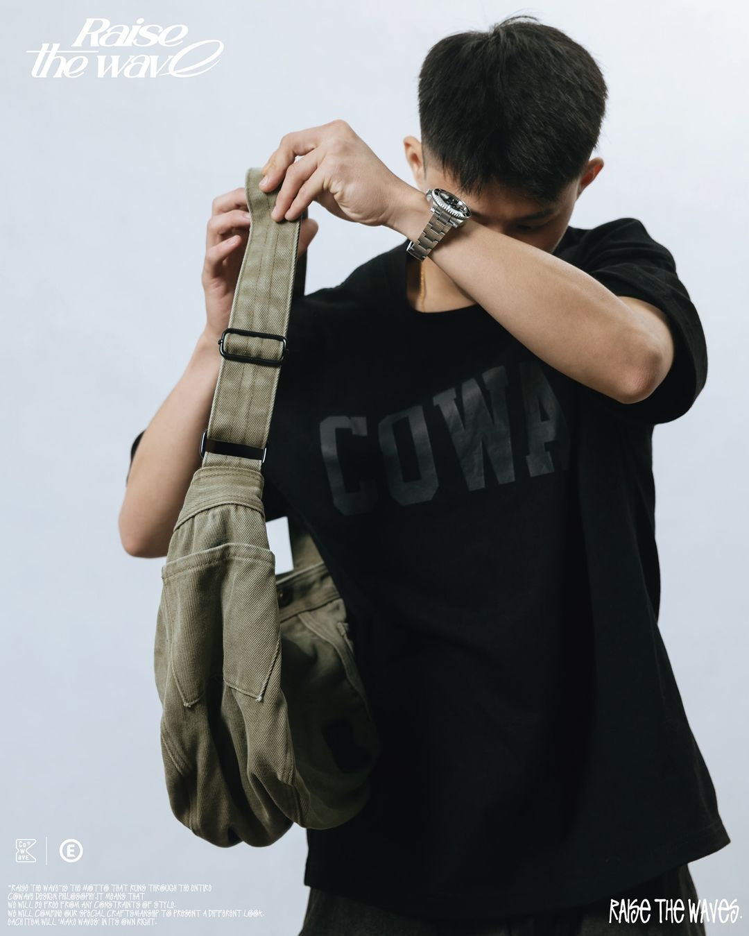 Cowave 2024 Spring & Summer Wash Newsboy Bag