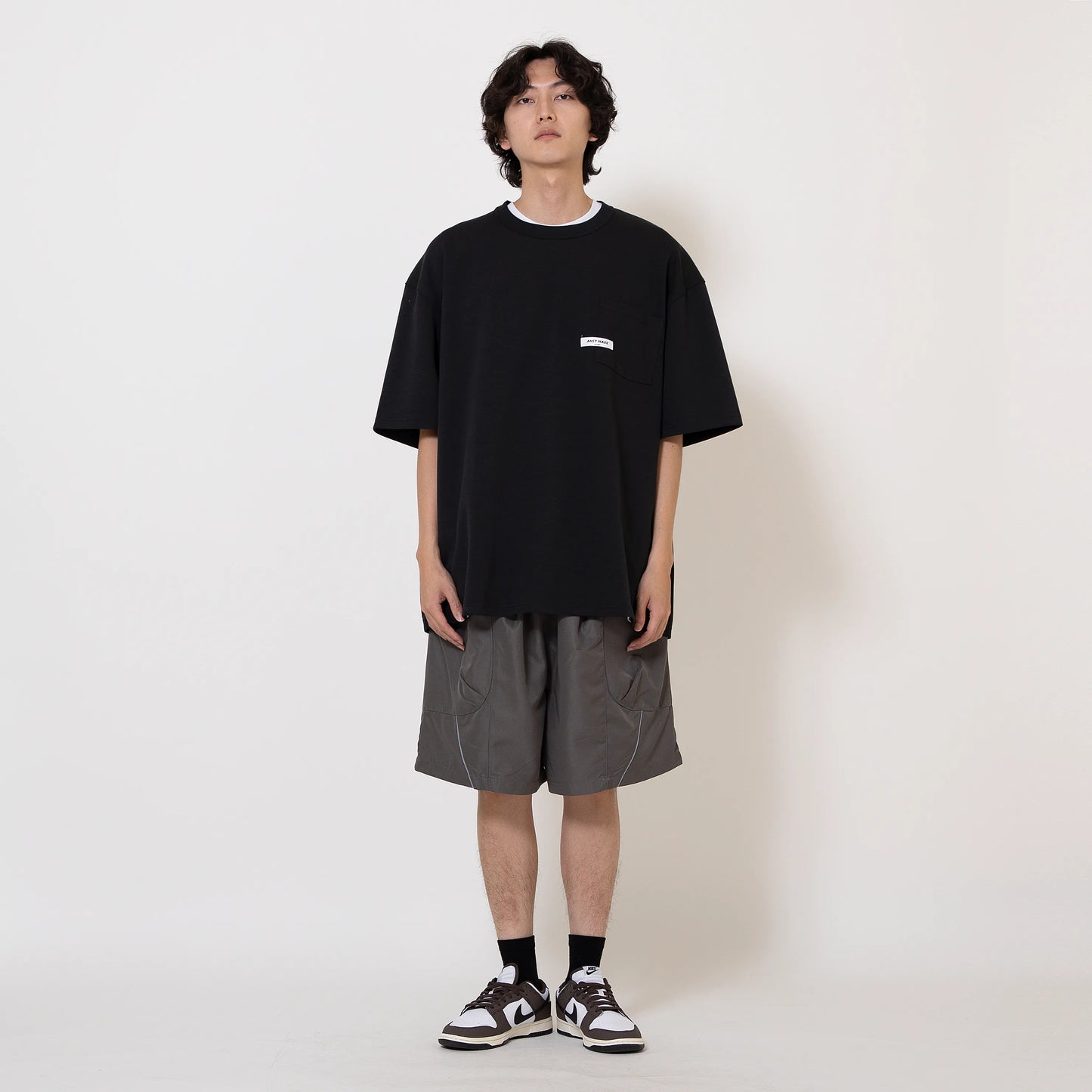 ANST 空氣感織標短T