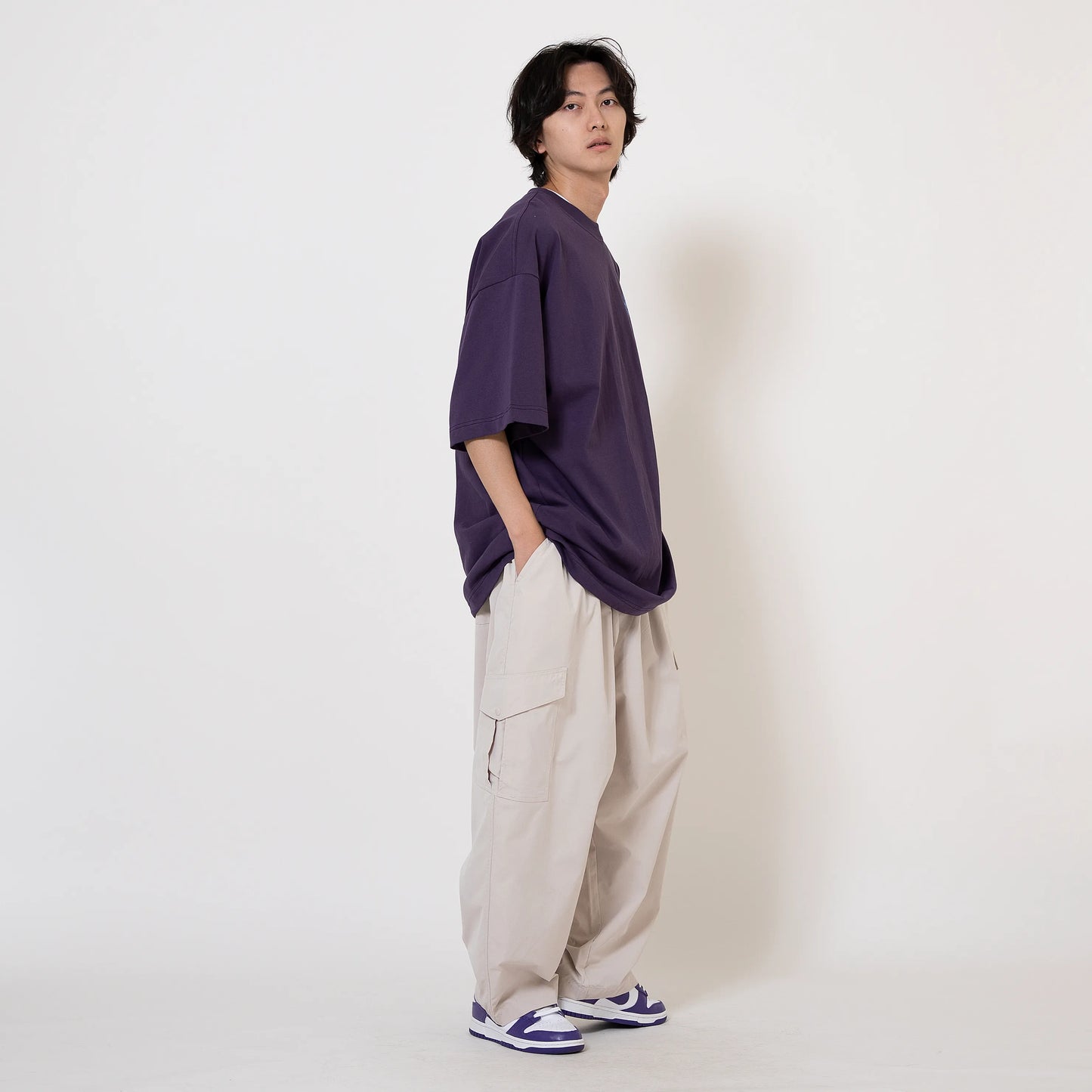 ANST 側口袋錐形寬褲 882401