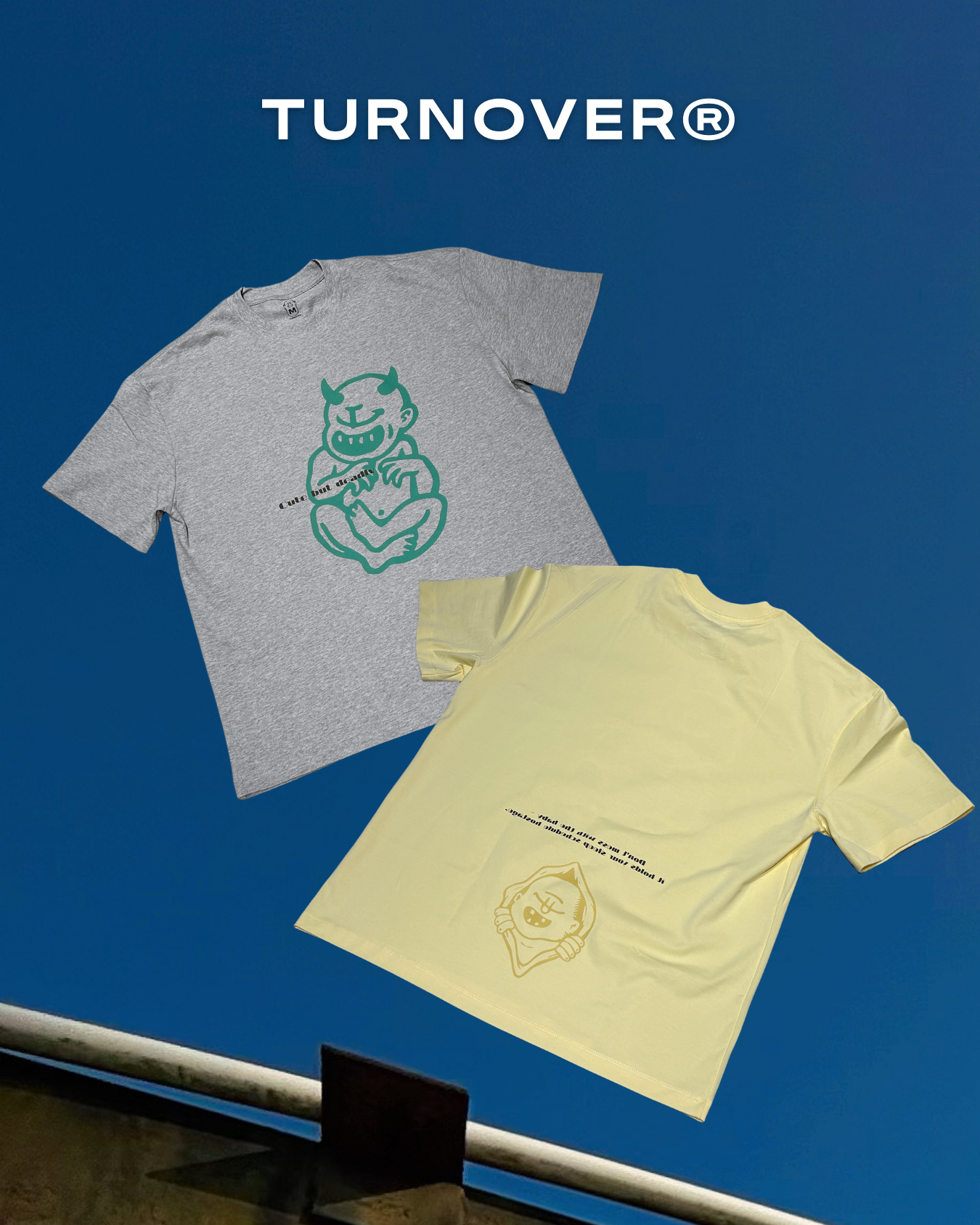 "短小精悍" TEE TURNOVER - T2608