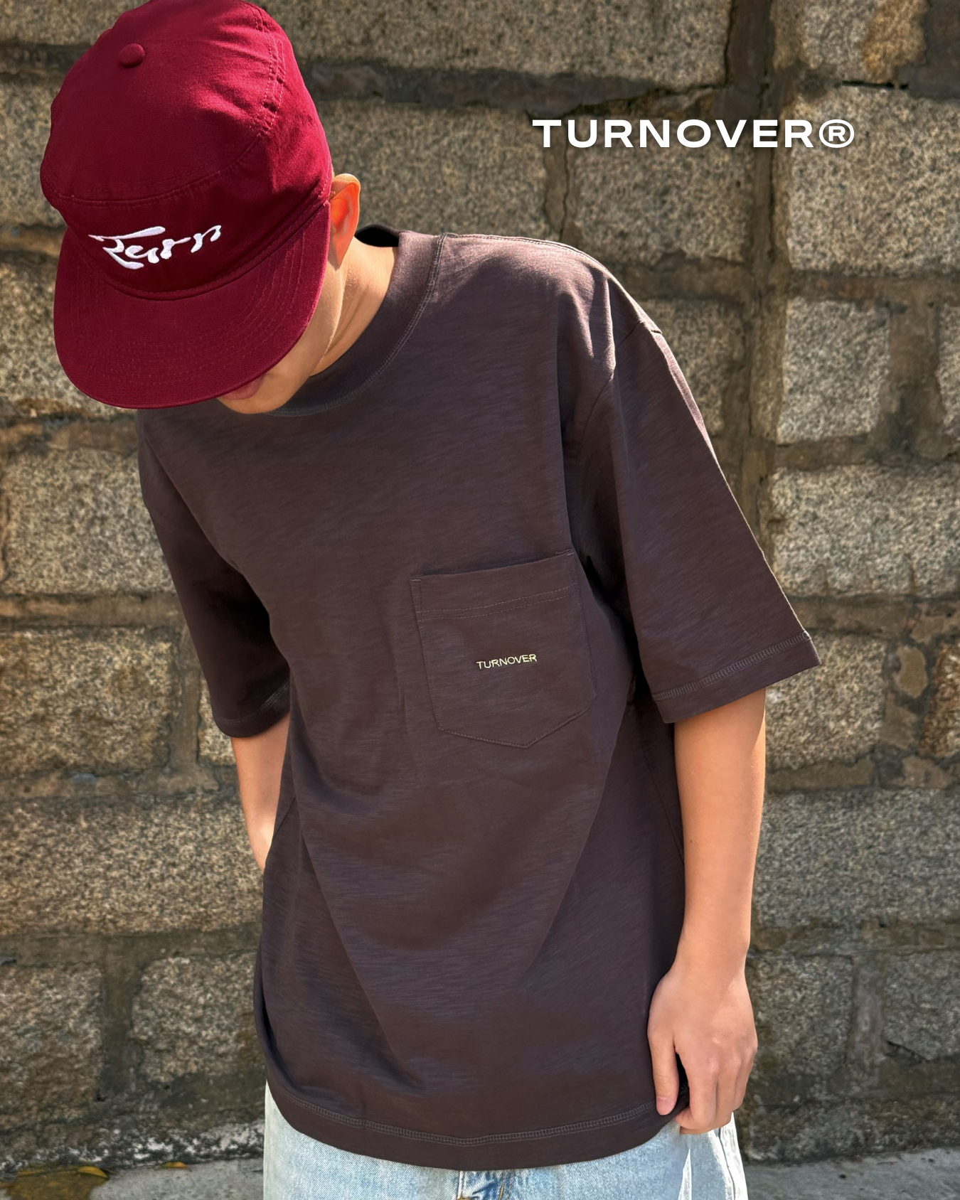 "袋竹" TEE TURNOVER - T2606