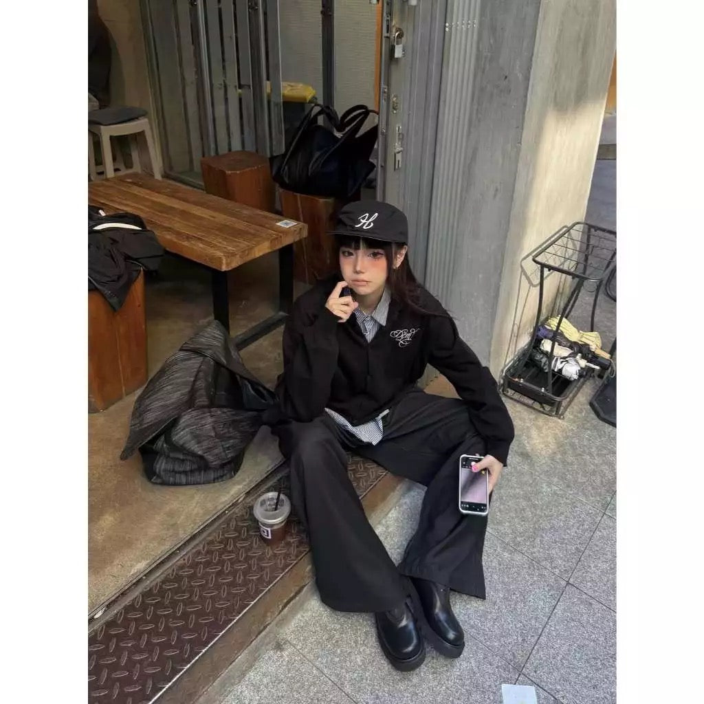 DCM 針織外套 老錢風 短版 合身 毛衣 針織 開襟衫 DCM-L49