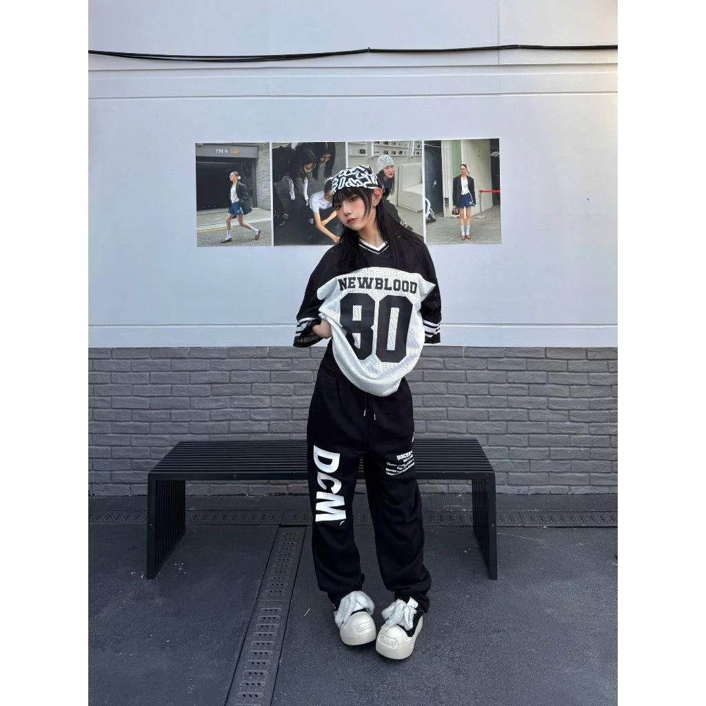 DISCERNMENT 寬鬆 束口 棉褲 休閒 939 ARCHIVE BOLD DCM-P02