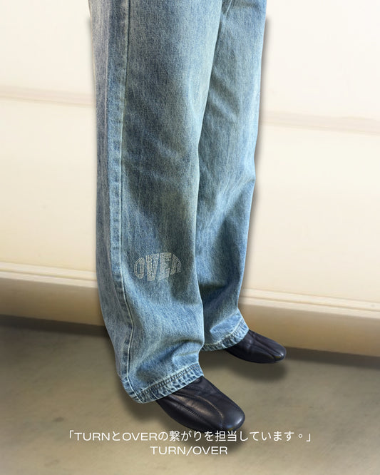 TURNOVER 2025S 「TURN/OVER」 JEANS “25SS-LS11 「輪局」牛仔褲 ”