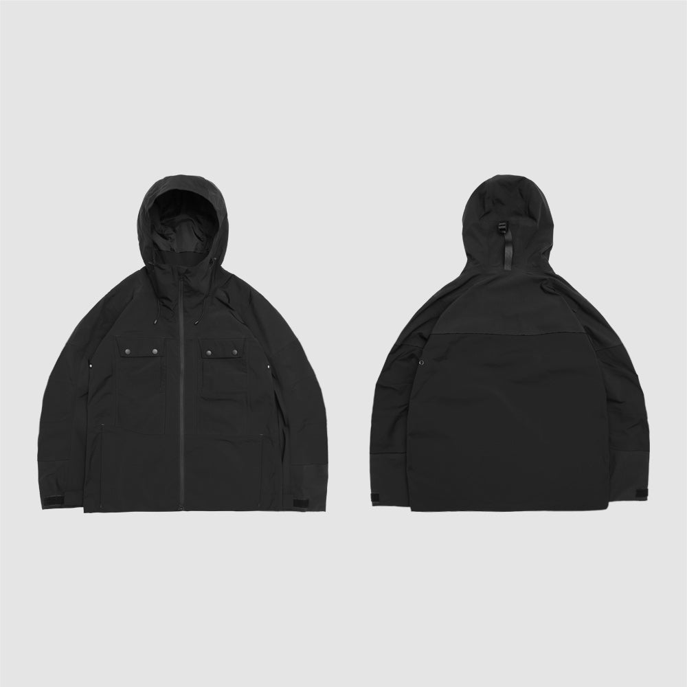 【QUEST】FUNCTIONAL JACKET-機能風衣外套 防潑水 防風 拚色