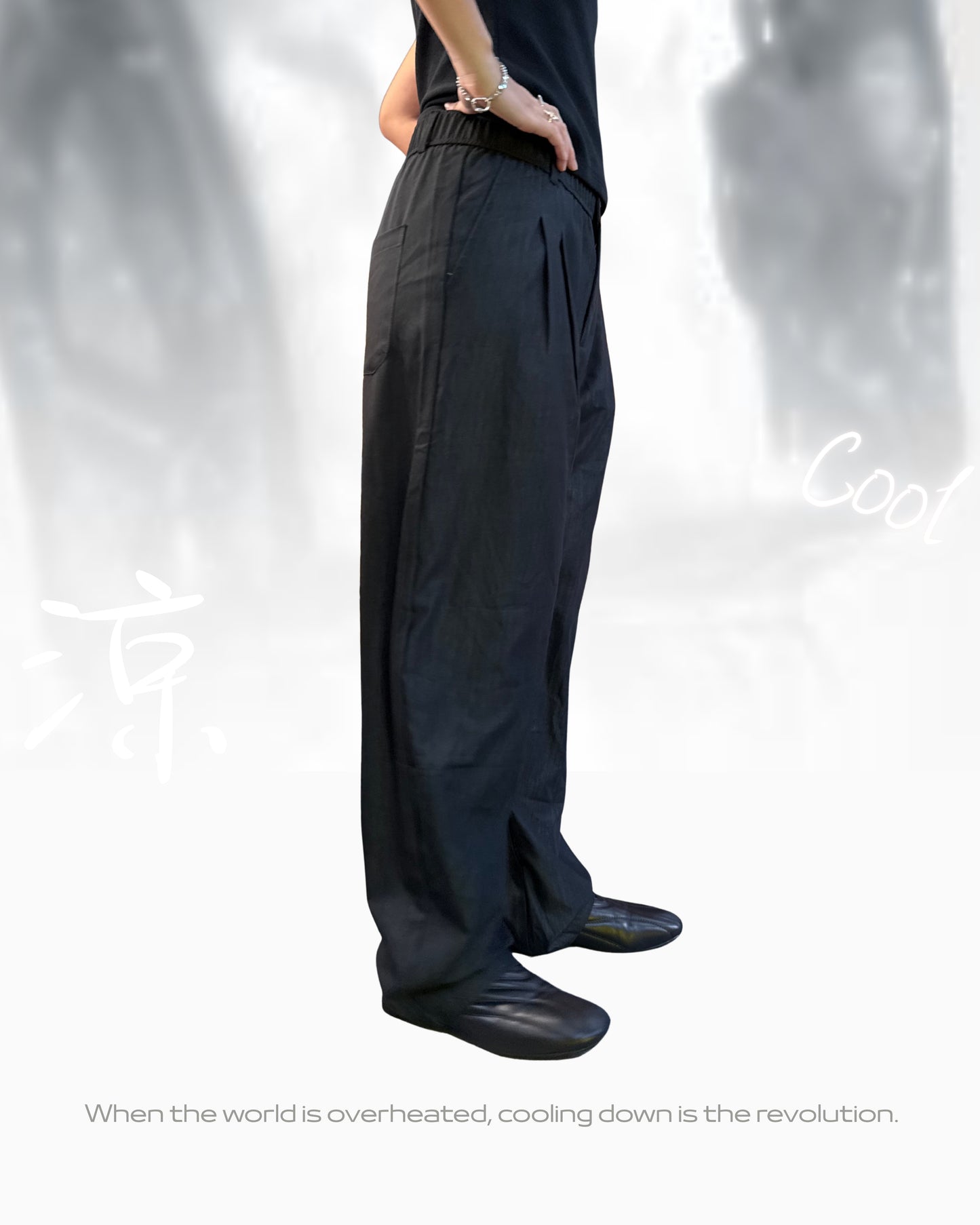  TURNOVER 2025SS Rebel Cool Pants “25SS-LS17 冷卻條褲”