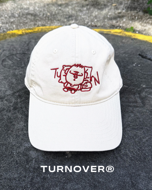 TURNOVER  “25AW-CP3 日・樂 鴨舌帽” 米白色