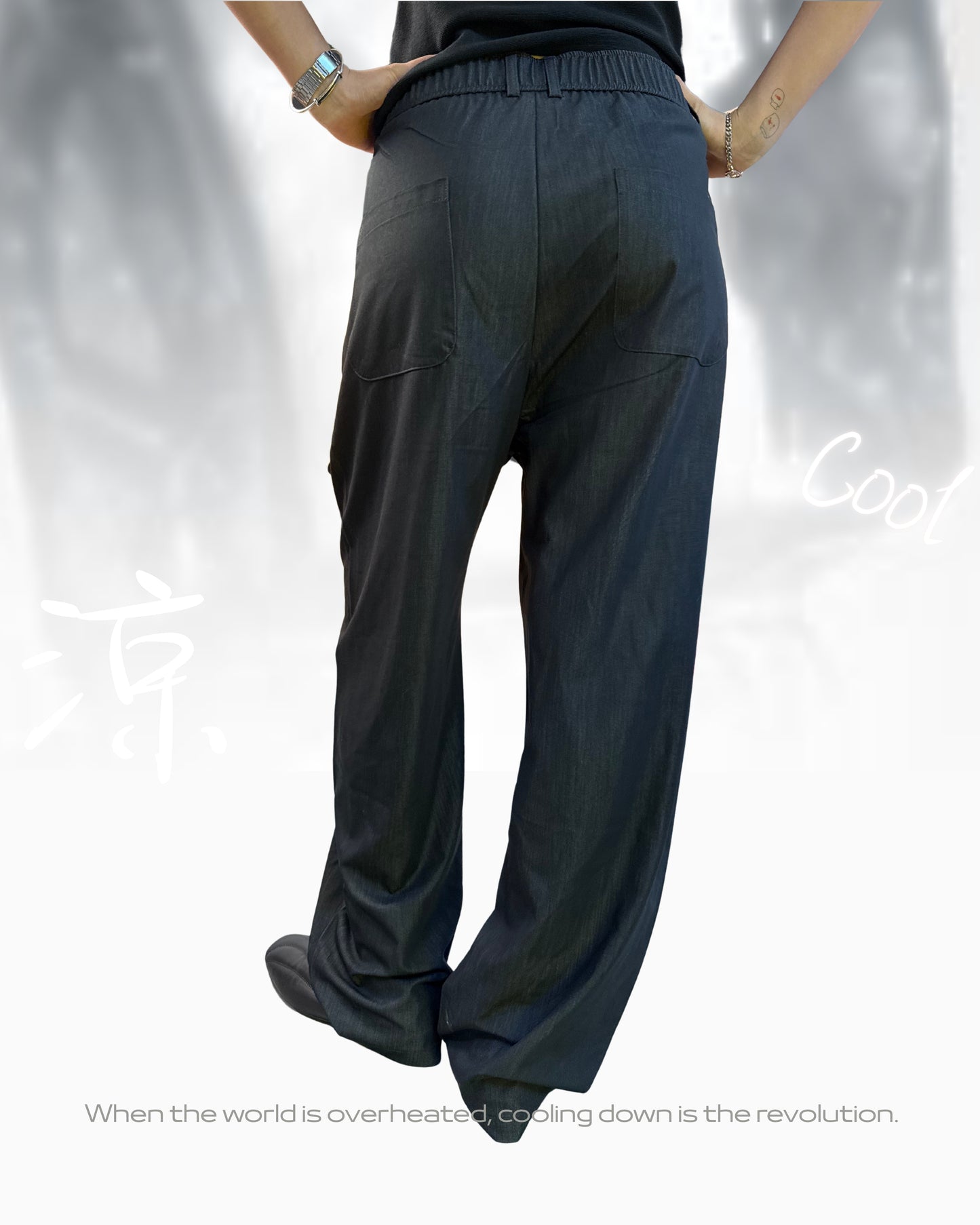  TURNOVER 2025SS Rebel Cool Pants “25SS-LS17 冷卻條褲”
