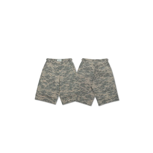 SIMON MADE BS-2420 數位 迷彩 傘兵摺 立體 六分 短褲