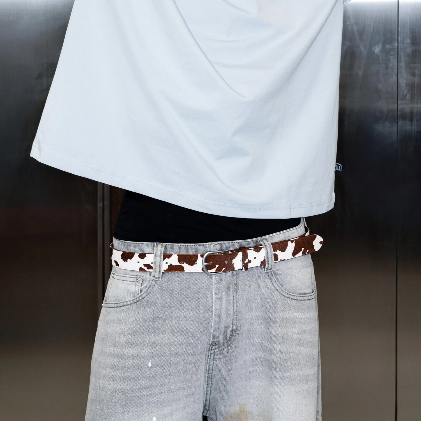 SIMONMADE ACC-2509 荒原毛流 豹紋 乳牛 皮帶