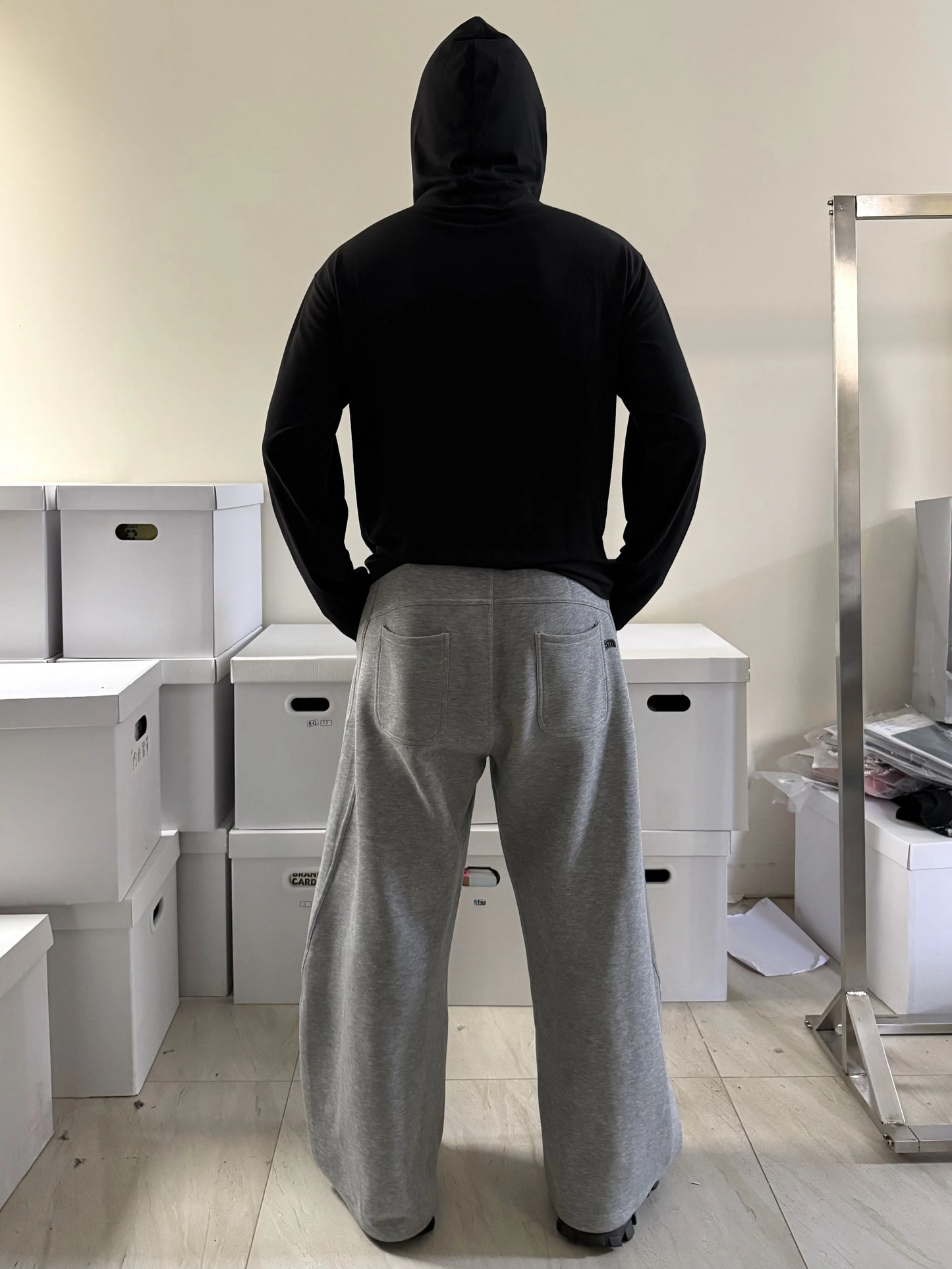 SIMON MADE TL-2519 雙層領 高鐵 連帽 薄長袖