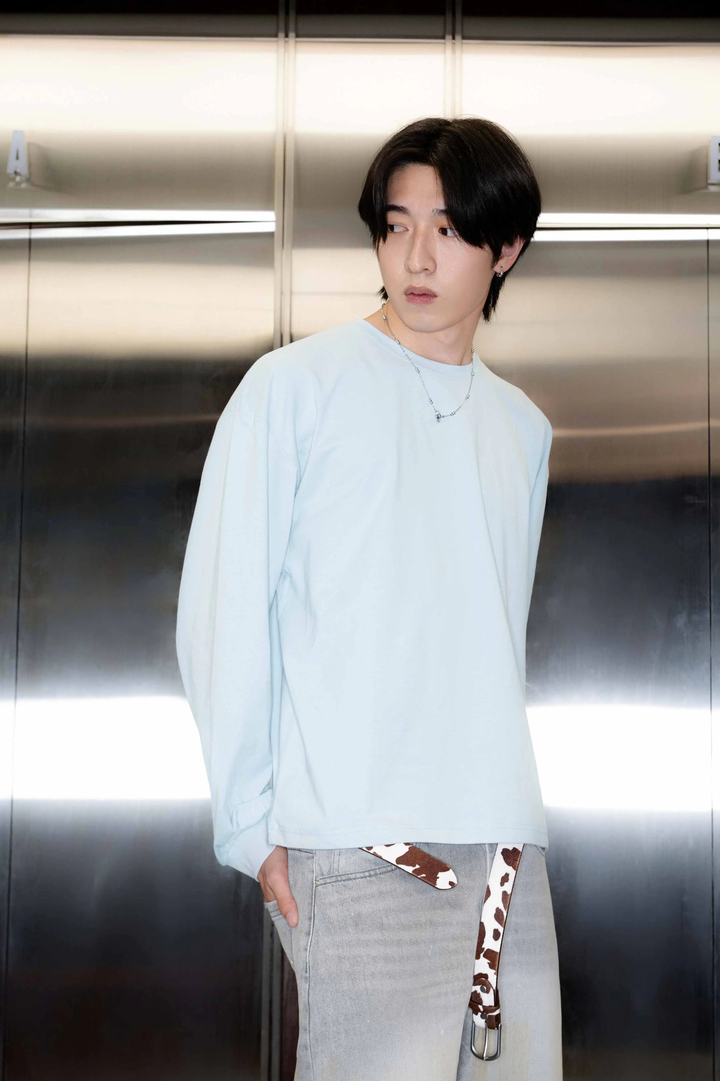 SIMON MADE TL-2503 Sorona 吸濕 排汗 BOXY 薄長袖