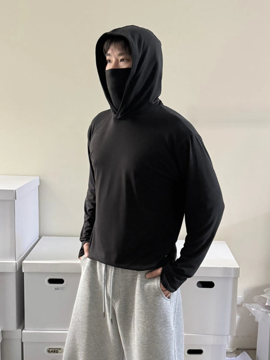 SIMON MADE TL-2519 雙層領 高鐵 連帽 薄長袖