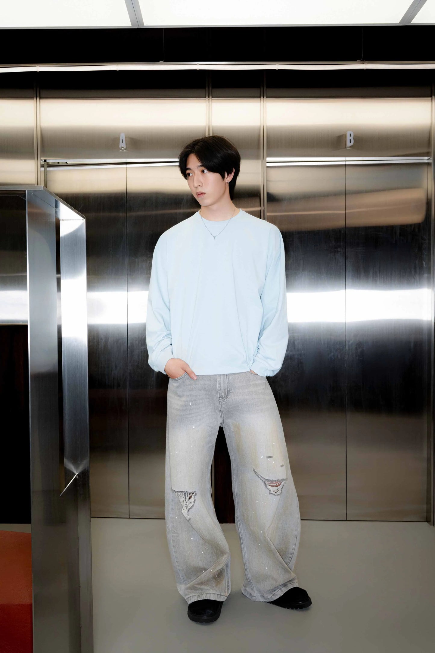 SIMON MADE TL-2503 Sorona 吸濕 排汗 BOXY 薄長袖