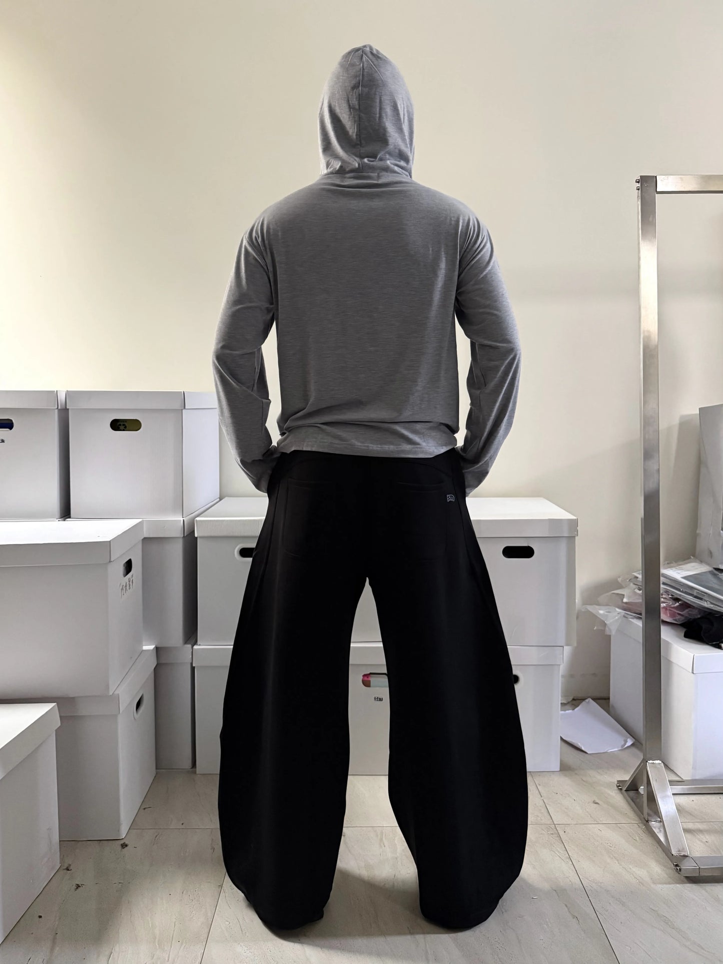 SIMON MADE TL-2519 雙層領 高鐵 連帽 薄長袖