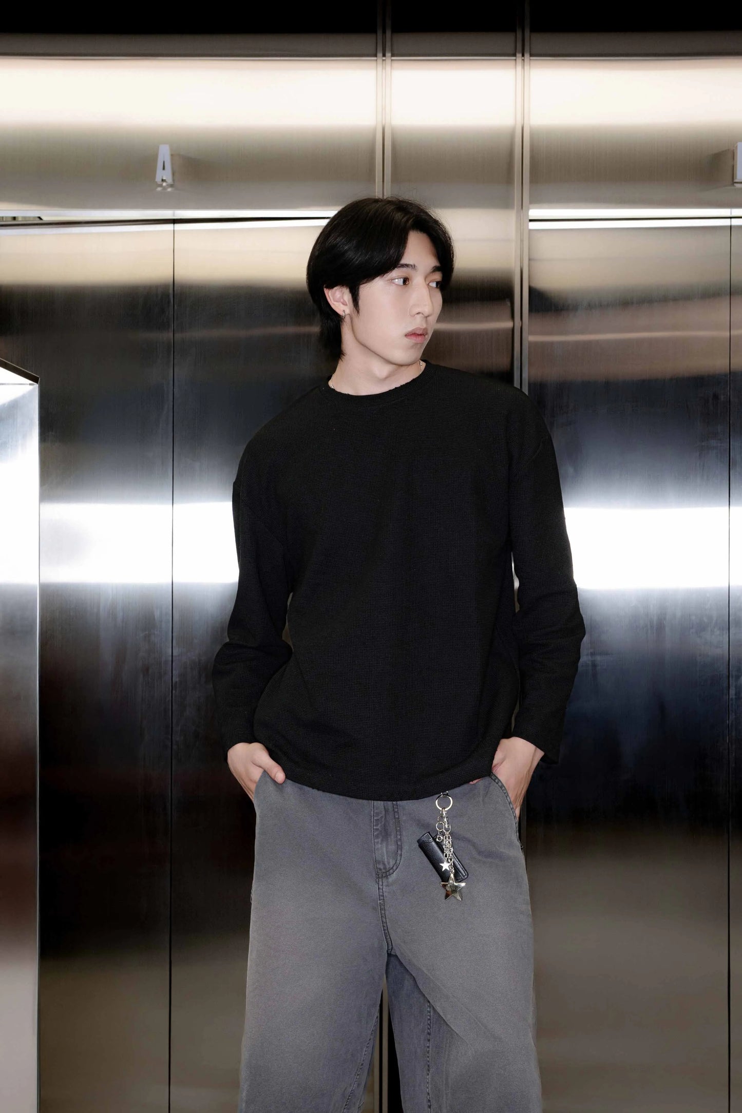 SIMON MADE TL-2503 Sorona 吸濕 排汗 BOXY 薄長袖