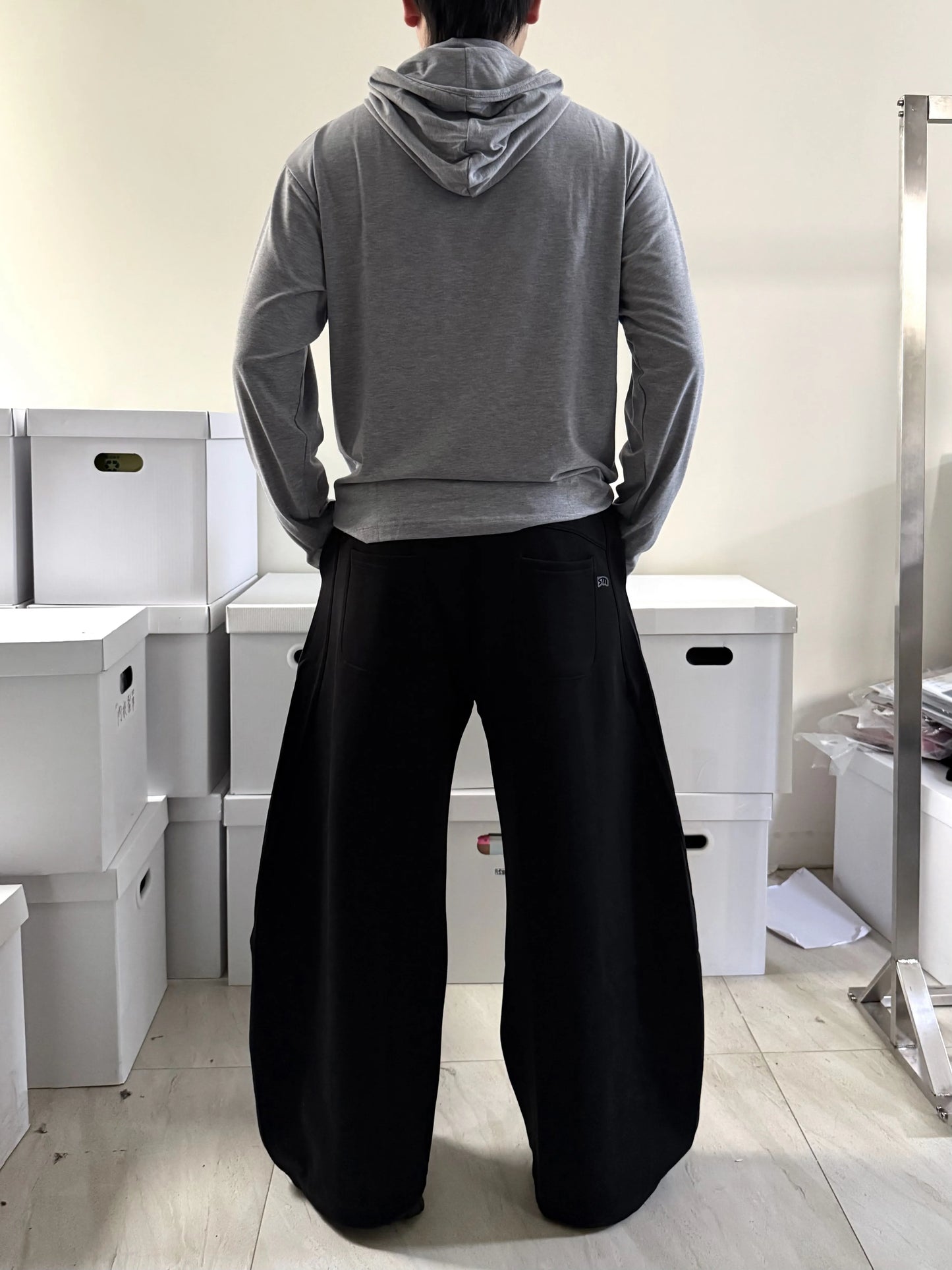 SIMON MADE TL-2519 雙層領 高鐵 連帽 薄長袖