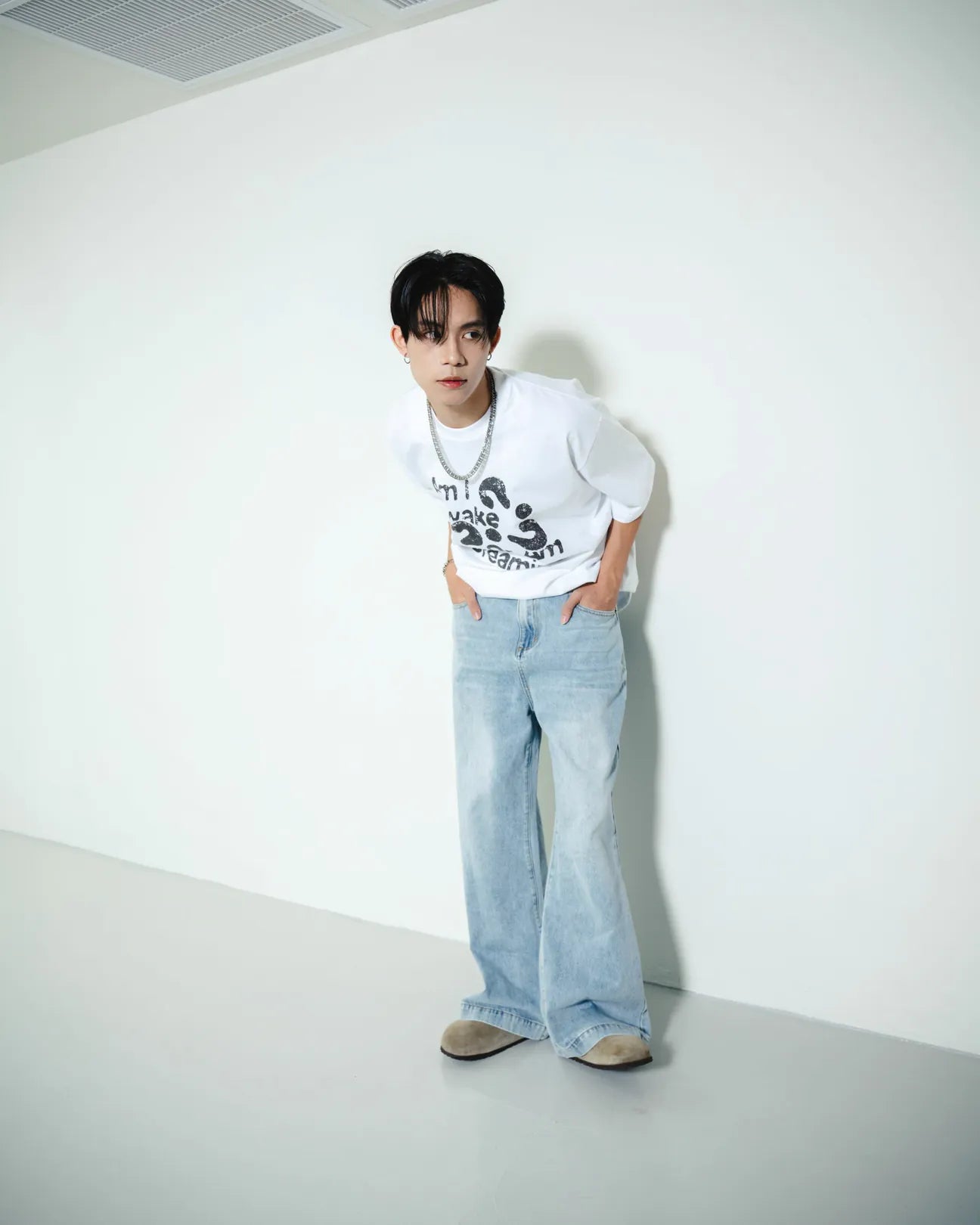 SIMON MADE BW-2419 BAGGY BOOTCUT 闊腿 牛仔褲