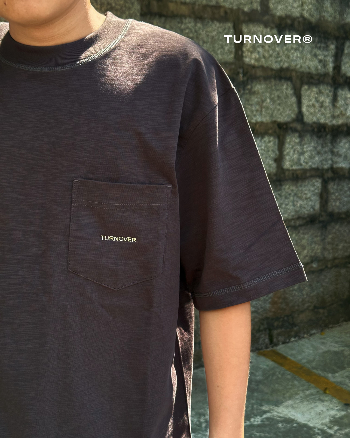 "袋竹" TEE TURNOVER - T2606