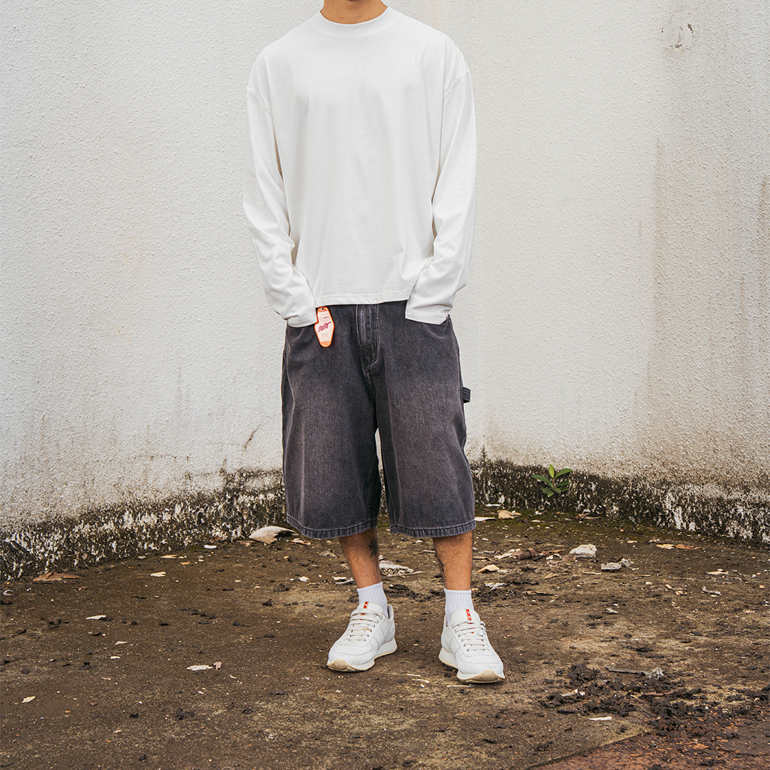 A.A Stone Washed Shorts Carpenter