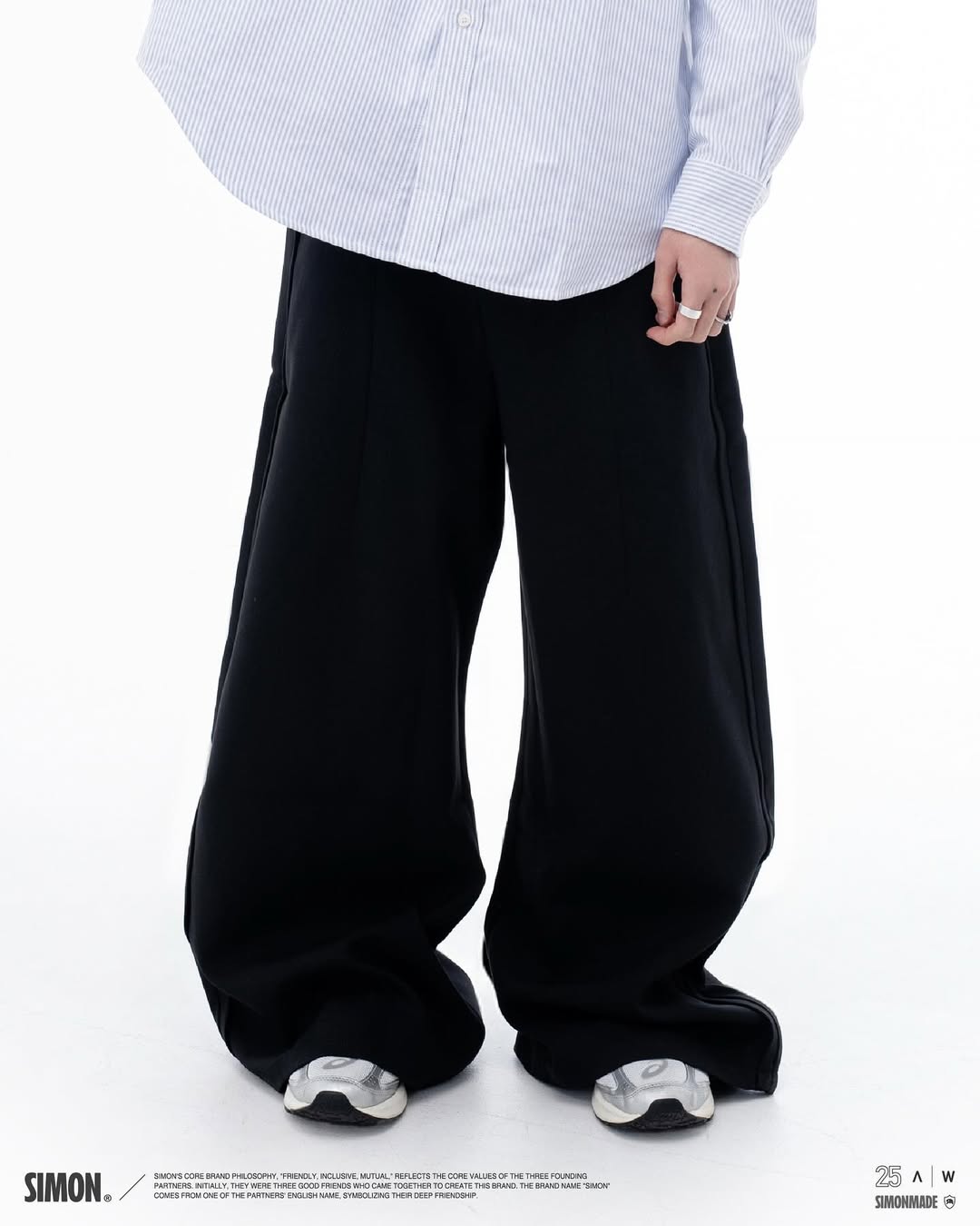 SIMON MADE BW-2517 羅德奧 彎刀 西裝褲