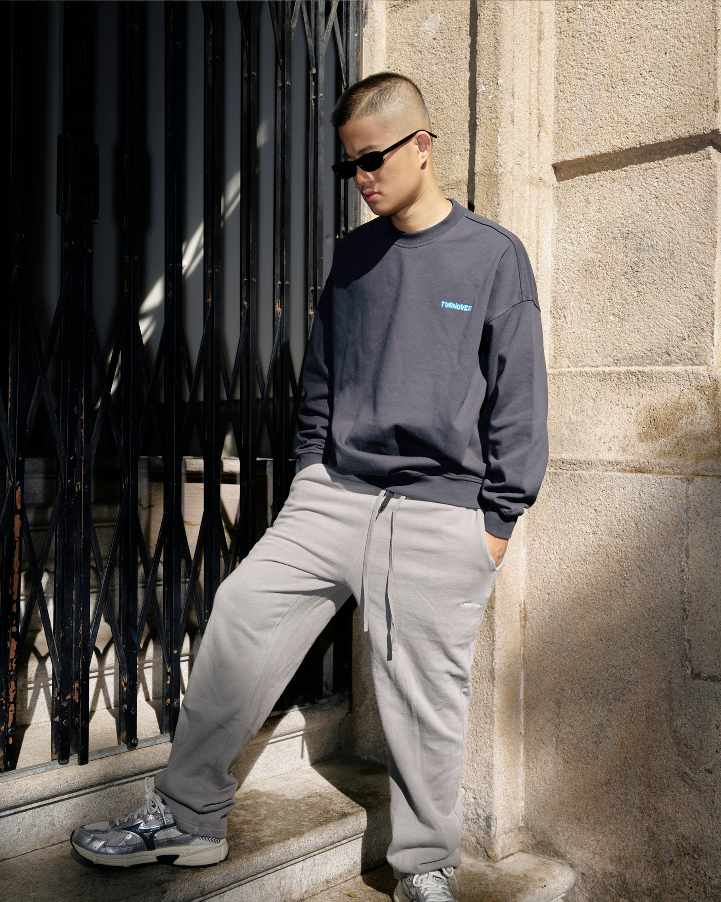 TURNOVER COTTON LONG PANTS