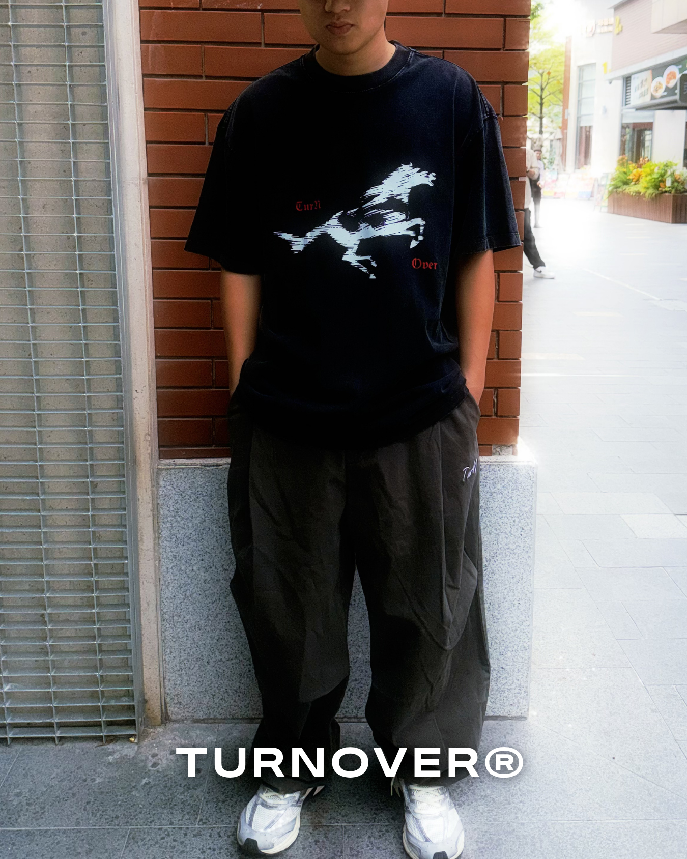 "快馬奔騰" 水洗TEE TURNOVER - T2603