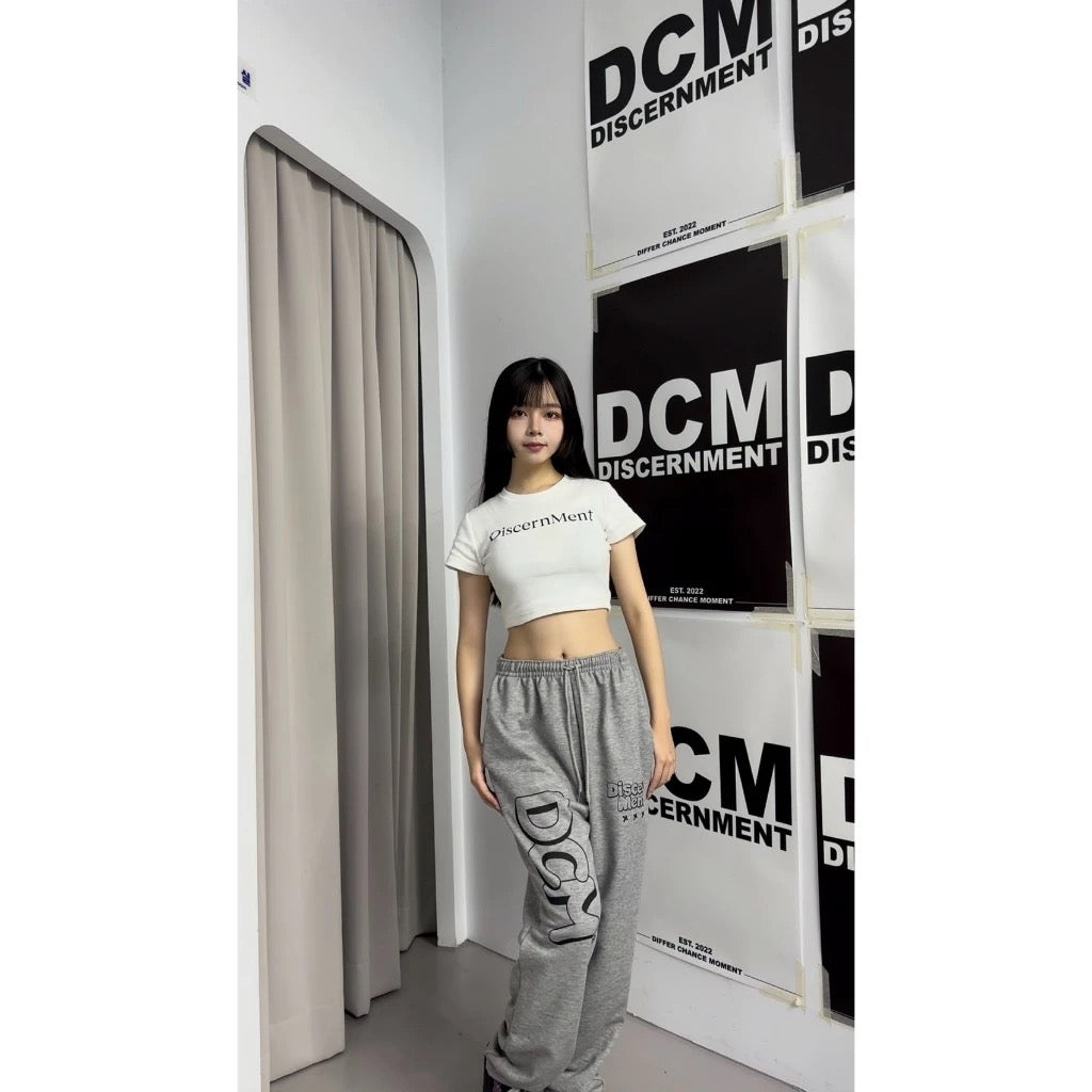 DCM 塗鴉 寬鬆 束口 棉褲 939 DCM-P03