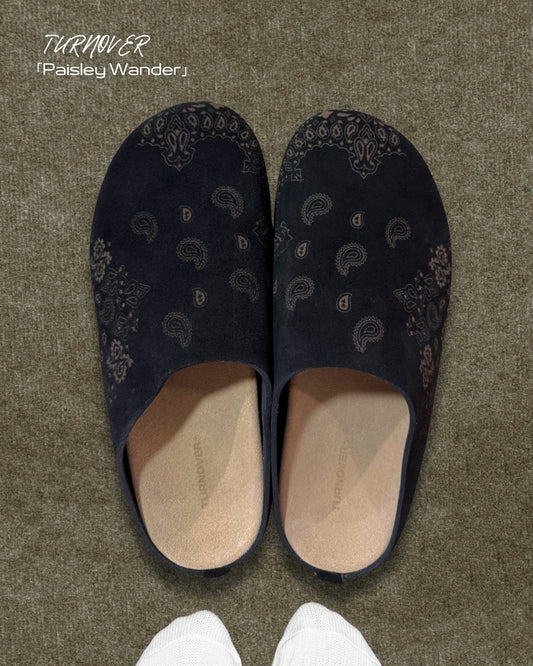 TURNOVER 2025SS Paisley Wander “25SS-WR1 漫步腰果拖鞋”