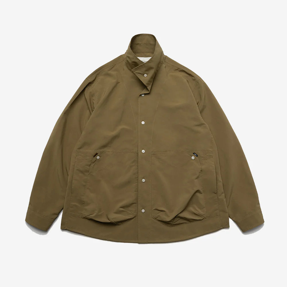 TMCAZ - Stand Collar Shirt Jacket