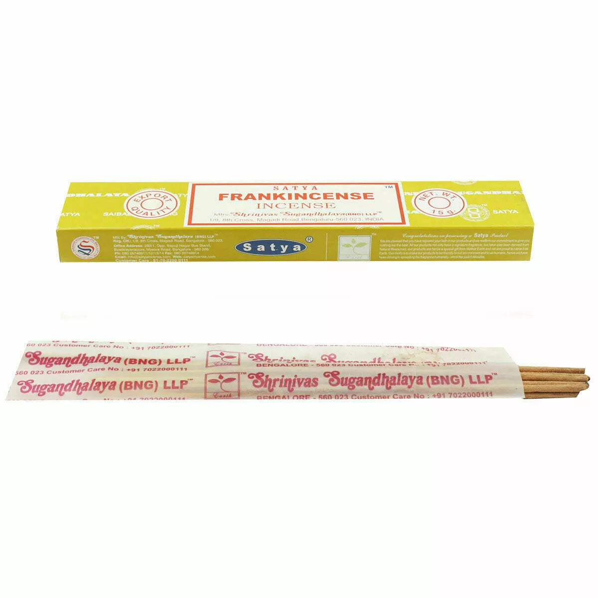 【全球最暢銷的線香】SATYA SAI BABA 賽巴巴 Nag Champa FRANKINCENSE 印度 線香 (15g)