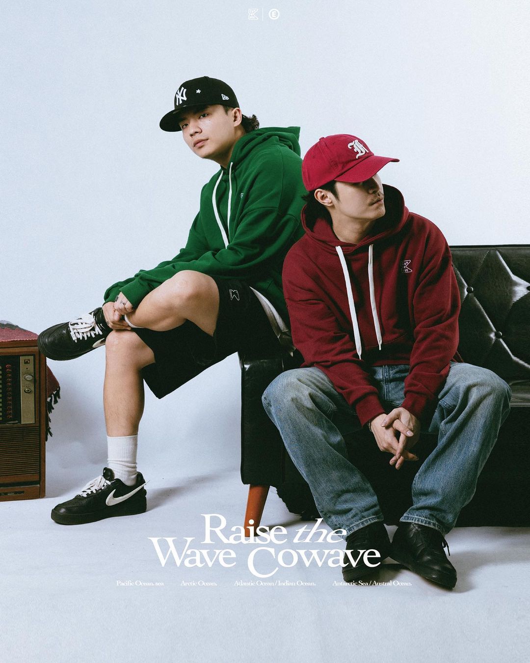 Cowave 2023-24 Fall & Winter Slogan font Hoodie