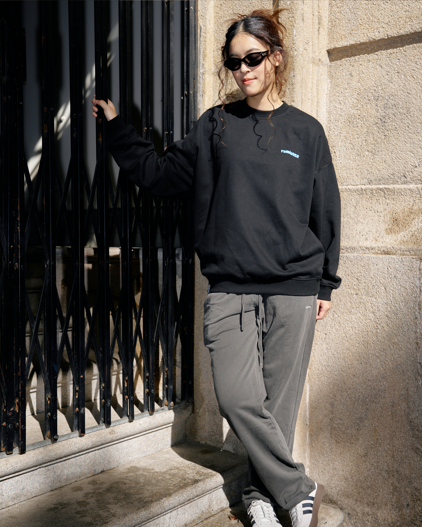 TURNOVER COTTON LONG PANTS