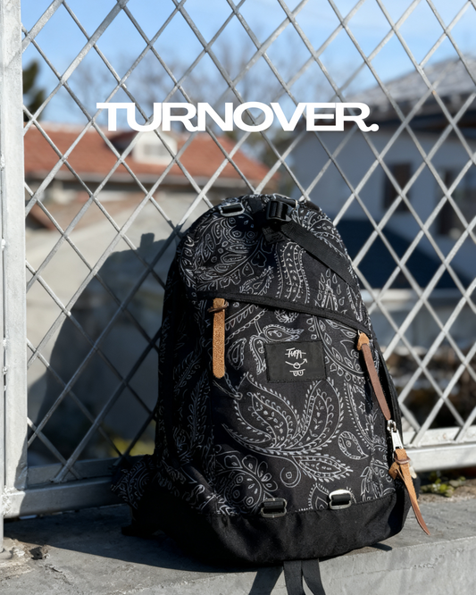 TURNOVER 2026AW Nomad Droplet “26AW-AS2 腰果游牧水滴書包” 黑色