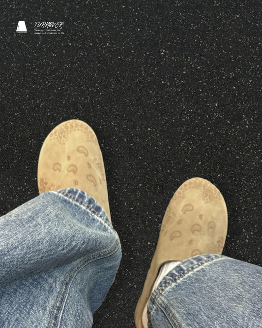 TURNOVER 2025SS Paisley Wander “25SS-WR1 漫步腰果拖鞋”